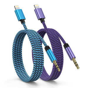 yzOcbuo CgjO Lightning to 3.5mm ϊP[u MFiF I[fBIP[u AUX R[h ACtH wbhz/iPod/iPhone/iPad/z[XeI/J[XeI/Xs[J[ ȂǑΉ 100c