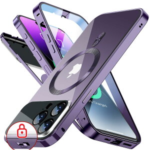 yzRosycover Phone 14 Pro Max p P[X Mag-safeΉ[V̈̌^YEJjJbN][360°SʕیEʋKX][{̂̐FECD Mag-safeO]}OZ[t CX[d