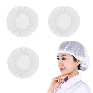 【送料無料】RICISUNG 衛生キャップ 3枚セット キッチン 給食帽子 コック帽 作業帽子 衛生帽 給食着 あかしろぼうし ワークキャップ ホワイト