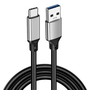 yzUSB-C & USB-A 3.1(Gen2) P[u (0.3m, O[) Popoliery10Gbpsf[^]/3A 60W[dzUSB3.1 Gen2 P[u USB-A to USB-C P[u ϋvPVCf X}[gtHA^ubgAm[gp\