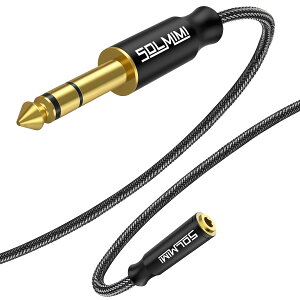 yzSOLMIMI 3.5mmXeI~j(X)  6.35mmWvO(IX)AvwbhzϊP[u 25cm I[fBIϊA_v^[ 24KbL PVC+NX^iCґg dqsAm/I[f