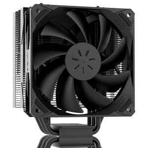 【送料無料】upHere サイドフロー型CPUクーラー 空冷 黒いCPUファン 120mmファン採用 6本ヒートパイプ 静音 簡易【N1065BK】…