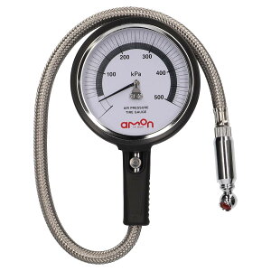 【送料無料】エーモン(amon) エアゲージ プレミアムグレード タイヤゲージ 空気圧 測定 ゲージ径φ78.5mm 耐衝撃ハードケース付 8820