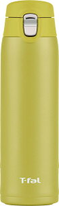 【送料無料】ティファール 水筒 マグボトル 400ml ワンプッシュ開口 スライドロック付き 「ステンレスマグボトル ライト&ゴー マグ」 ライム N21506