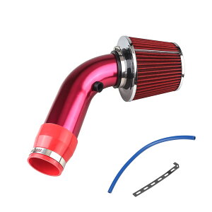 【送料無料】ADPOW 76Mm 自動車エアインテークパイプアルミ製コンパクト冷気吸入ホースエアクリーナー交換アクセサリーターボ車用3inch