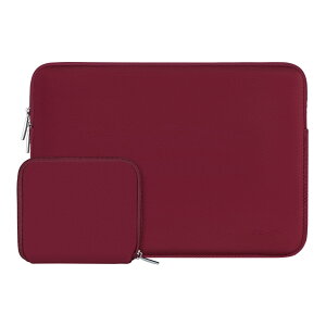【送料無料】MOSISO ラップトップ スリーブバッグ 対応機種 Laptop 13.3インチ、小さなケース付き ネオプレン素材 バッグ (レッド)