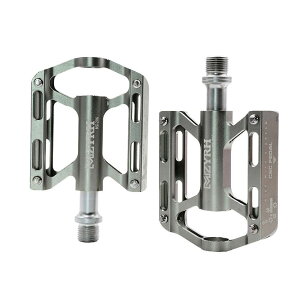 【送料無料】QIRUNクロスバイクペダル 超軽量 アルミ合金 フラットペダル 耐久性よい 2個セット