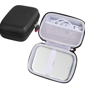 【送料無料】Canon スマホプリンター iNSPiC PV-223/ iNSPiC PV-123-SP/iNSPiC ZV-123-PW/ mini LiPlay インスタントカメラ専用収納ケース-Hermitshell(ブラック)