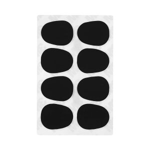 【送料無料】Alomejor マウスピースパッチ アルトサックス マウスピース クラリネット サックス用 クッション 0.3mm/0.5mm/0.8mm 2色 (0.5mm-形-黒)