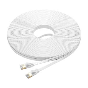 yzFOSTO Cat7 LANP[u 15M C[TlbgP[u EgtbgP[u  STP ܐ܂h~ RJ45RlN^ MKrbg10Gbps/600MHz bLRlN^ 15M  Ɩp Op (zCg
