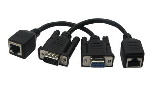 yzCERRXIAN DB9 RS232 COMX|[g - RJ45X+ RS232X - RJ45XRlN^J[hDB9VA|[gGNXe_ - LAN CAT5 CAT6 RJ45lbg[NC[TlbgP[uA_v^i1yAj