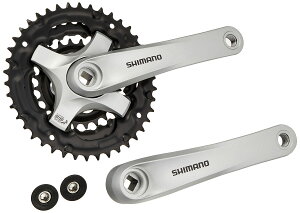 【送料無料】シマノ (SHIMANO) フロントチェーンホイール (MTB) FC-TY501 42×34×24T 170mm シルバー 8S/7S/6S ・対応BB 四角軸 122.5mm (D-NL) EFCTY501C244XSB TOURNEY (ターニー)