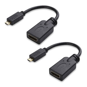 yzCable Matters Micro HDMI ϊA_v^[ }CNHDMI ϊA_v^ 2{Zbg 15cm 4K HDRΉ Raspberry Pi 4Ή HDMIiXj Micro HDMIiIXj bLRlN^ ubN