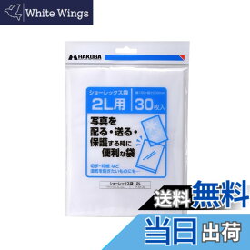 【送料無料】ハクバ HAKUBA 写真袋ショーレックス袋 2Lサイズ (30枚入) 乳白色 写真を配る・送るときにしっかり保護 写真スリーブ P-S1-2L