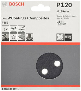 yzBOSCH({bV) TfBOy[p[125mm #120(5) [2608605117]