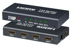 yzELEVIEW HDMI z Xvb^[ 1 4o o 4K/3D/HDCP1.4ΉbPS4 /Nintendo Switch/BDR[_[ȂǑΉ z[VA^[/v[/W ACA_v^[t EHD-604N