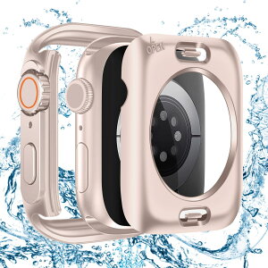 yzBELIYO Ή Apple Watch P[X Series 9/8/7 AbvEHb` Jo[ hP[X KXtB ̌^ 2 in 1 O̕ی Apple Watch Jo[ PCf y {Ɏq d\ Abv