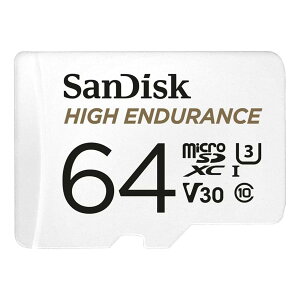 yzy TfBXN Ki z SanDisk microSD J[h 64GB UHS-I U3 V30 Class10 hCuR[_[ ĎJ ϋv High Endurance SDSQQNR-064G-GH3IA ȈՃfUCpbP[W 2NԌ