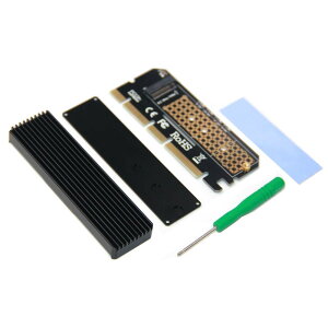 yzRongdeson M2 NVMe SSD to PCI-e x16A_v^[ {[h 2UT[o[у[vt@CPCpVRppbhtX16/ X8/ X4 PCIE 3.0 M.2 NVMEtXs[hML[gA_v^[ ()