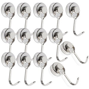 �y���������z14�Z�b�g �����̓}�O�l�b�g�t�b�N ���a20mm �����ω׏d15kg ���� �l�I�W������ ���΃t�b�N ��]�� ���[ �t�b�N ������ �Ǖt�� �t�b�N ���Εt�� �L�b�`�� ���� �①�� �I�t�B�X �L