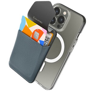 【送料無料】【滑り止めシリコンパッド追加】Sinjimoru Magsafe対応 iPhoneカードケース、蓋付きマグネット携帯カードホルダー SUICA 定期入れ クレジットカード背面ポケットiPhone16 Plus Pro Pro Max iPh