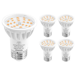 yzAiwode E26 LEDdE26LEDX|bgCg5.5W(50-60W`)dF3000K񒲌ΉRA85 Lp120x Px600LM E26 LEDd PSEF؍(5Zbg)