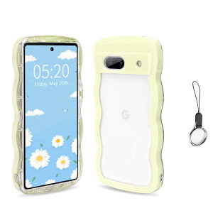 �y���������zHILEGENER Google Pixel 7A ���킢�� �P�[�X �g��t���[�� ���˂��� �ϏՌ� �O�[�O�� �s�N�Z��7A 6.1�C���`�p����~�� �X�}�z�P�[�X�E�F�[�u �f�U�C�� ��Ƀt�B�b�g �X�}�z�J�o�[ �؍� 