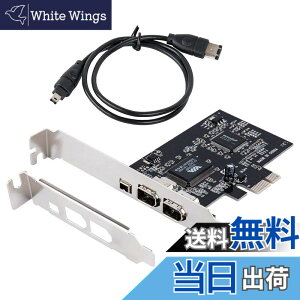 �y���������zWindows 10�pPCIe Firewire�J�[�h�AIEEE 1394 PCI Express�A�_�v�^�R���g���[��3�|�[�g�i2 x 6�s�������1 x 4�s���j�A���^�u���P�b�g�ƃP�[�u���������Windows 10�̏ꍇ�A1394a�P�[�u���t��Window