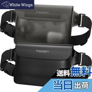 �y���������zSpigen ���S�h�� �E�G�X�g�|�[�` 2���Z�b�g ���� IPX8�F�� �C �v�[�� �� ���s �A�E�g�h�A �X�}�z���[�\ �O�d�`���b�N �x���N�� PVC ��e�� �h���o�b�O A620 AMP04531 (�u���b�N)