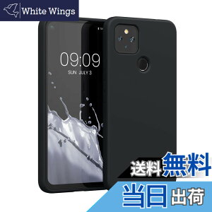 �y���������zkwmobile �X�}�z�P�[�X Google Pixel 4a 5G�Ή� �P�[�X - �ɔ� TPU �V���R�� �}�C�N���t�@�C�o�[ ���F�}�b�g