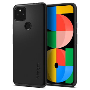 �y���������zSpigen Pixel 5a 5G �P�[�X �Ή� ���ɔ� �����Y�ی� �����^ ���y�� �w��h�~ �}�b�g�d�グ �V���E�t�B�b�g ACS02906 (�u���b�N)