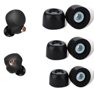 �y���������zDELUXEFOX �ᔽ���C���[�s�[�X �C���[�`�b�v �X�|���W�����J�o�[ �w�b�h�t�H������ SONY�p WF-1000XM4/1000XM5�K�p �C���[�L���b�v �E���^���� �ᔽ���C���z���J�o�[ �C�Y�ጸ �x�����o