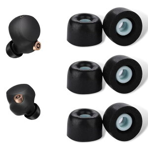 �y���������zDELUXEFOX �ᔽ���C���[�s�[�X �C���[�`�b�v �X�|���W�����J�o�[ �w�b�h�t�H������ SONY�p WF-1000XM4/1000XM5�K�p �C���[�L���b�v �E���^���� �ᔽ���C���z���J�o�[ �C�Y�ጸ �x�����o