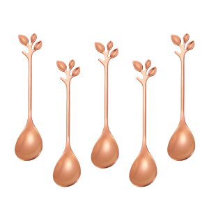 �y���������zEasytoti �e�B�[�X�v�[�� �R�[�q�[�X�v�[�� �f�U�[�g�X�v�[�� 5�{�g 12.5cm ���킢�� ������� 18�]8�X�e�����X�| �~���[�d�グ ���[�Y�S�[���h