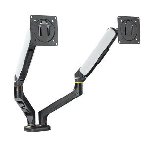 �y���������zTECLUCK���j�^�[�A�[�� 2��� �f���A�� 17�`32�C���` �ω׏d�e10kg�Ή� �K�X�X�v�����O�� ���j�^�[�X�^���h PC�A�[�� VESA 75x75mm 100x100mm�N�����v��&�O�����b�g�� ���p�x���� �z�����[