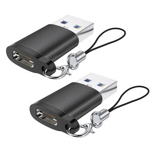 �y���������z[LUYING] USB Type-C �ϊ��A�_�v�^ Type C (���X) to USB 2.0 (�I�X) �ϊ� �}���[�d �����f�[�^�]������ Windows 10 / Mac OS MacBook iPad �ȂǂɑΉ� �����h�~�X�g���b�v�t�� 2����