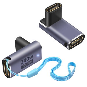 �y���������zDuttek 240W L���^USB Type C ���p�A�_�v�^�A40Gbps USB C���X���X�����A�_�v�^8K@60Hz�r�f�I�T�|�[�gUSB 4�P�[�u��MacBook�AiPad�AThunderbolt�ȂǂɑΉ�2��