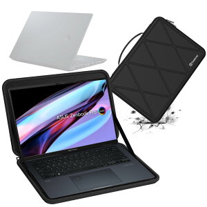 �y���������zSmatree �n�[�h EVA �ی�X���[�u�P�[�X 14.5�C���` ASUS Zenbook Pro 14 Duo OLED�A ASUS Zenbook Pro 14 OLED�A ASUS Vivobook S 14 OLED K5404 �ȂǂɓK�p �n�[�h�P�[�X 360�x�ϏՌ� �h��(X8252)