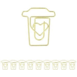 �y���������zCAPASTEC �y�[�p�[�N���b�v �����N���b�v ���� �u�b�N�}�[�N ���ސ���/���ҏ�/�t�/�莆/�������p ���[�� �I�t�B�X ���� �F���L�x �X�^�C�������l 10�{���� �S�[���h �R�[�q�[�J