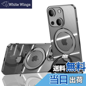 �y���������zJOOBOY iPhone 15 Plus �p �P�[�X MagSafe�Ή� �N���A �����O�t�� ���b�L�d�グ �����Y�J�o�[�t�� �\�t�gTPU �ϏՌ� ���ɋ����w�� ���C�����X�[�d �X�g���b�v�z�[���t�� �A�C�t�H��15 �v