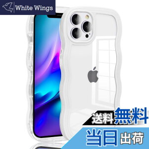 �y���������zJOOBOY iPhone 13 Pro Max �p �P�[�X �N���A ���� TPU �؍� ���� �E�F�[�u �\�t�g ����~�� ���^ �y�� �ϏՌ� ������� �X�}�z�P�[�X �X�g���b�v�z�[���t�� �A�C�t�H��13�v���}�b�N�X 