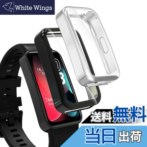 �y���������zHianjoo 2���� Huawei Band 10/9/8 �Ή� �P�[�X [�ی�J�o�[ + �t�B���� ��̌^] Huawei Band 10/9/8 �Ή� �J�o�[ TPU�f�� �S�ʕی� �Ռ��z�� �����x�^�b�` �\�t�g�P�[�X [��+��]