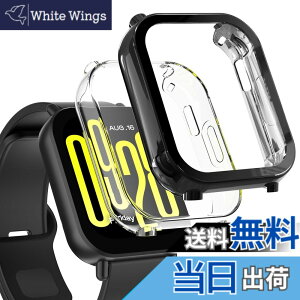 �y���������zHianjoo 2���� Xiaomi Redmi Watch 5 Active �Ή� �P�[�X �t�B���� [�ی�J�o�[ + �t�B���� ��̌^] Xiaomi Redmi Watch 5 Active �Ή� �J�o�[ TPU�f�� �\�t�g�P�[�X �S�ʕی� �ی�t�B���� �Ռ��z��