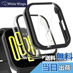 �y���������zHianjoo 2������ Xiaomi Redmi Watch 5 Active �Ή� �P�[�X �ی�J�o�[+�t�B���� ��̌^ Xiaomi Redmi Watch 5 Active �Ή� �J�o�[ �ی�t�B���� PC�f�ނ̃t���[�� �S�ʕی� �Ռ��z�� �����x�^�b�` [