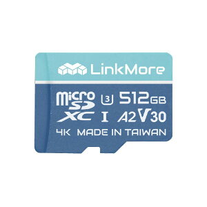 �y���������zLinkMore 512GB A2V30 MicroSDXC�J�[�h Gopro�Ή� SD�A�_�v�^�[�t�y�Ǎ��ő�160MB/s�z