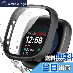 �y���������zBOOLINN For Fitbit sense2 �J�o�[/Fitbit versa4 �J�o�[ 3D���p�G�b�W �����^ PC+�K���X�f�� ��̌^ �t�@�[�E�F fitbit sense2 �P�[�X/fitbit versa4 �P�[�X �Ή� �����ߗ� �L�Y�h�~ �w��h�~ �ȒP��