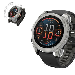 �y���������zFor �K�[�~�� Garmin Fenix 8 Sapphire AMOLED 47mm �p �P�[�X �J�o�[�yKONXISA�z�X�}�[�g�E�H�b�` �P�[�X+�t�B���� ��̌^�iPC�P�[�X+�����K���X�t�j���E�ȒP �����ߗ� �C�菝�h�~ �Ռ��z�� 
