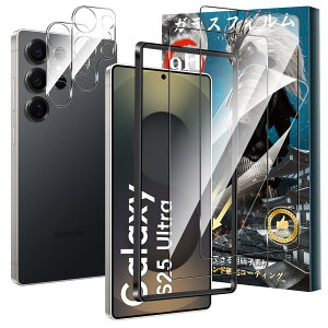 �y���������z�y2+2���Z�b�g�zFor Galaxy S25 Ultra �K���X�t�B����(2��)+�J�����t�B����(2��) �d�x9H �����K���X ���Ɏq�� �a���a�� �w�䉘��h�~ Greerass �t����ʕی�t�B���� �����x�^�b�` ������