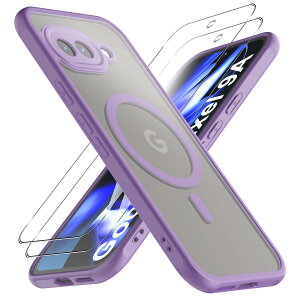 �y���������z�y1��+2���Z�b�g�zFor Google Pixel 9a �P�[�X(1��MagSafe�Ή�)+�K���X�t�B����(2��) Greerass �ی�P�[�X �K���X�t�B�����t�� MagSafe�Ή� ���^ ���y�� �ϏՌ� �C�菝�h�~ �w�䉘��h�~ ��G