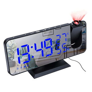 �y���������zShengshou �ڊo�܂����v �f�W�^��LED ��d�g �����x�v �X�k�[�Y FM���W�I ���e �~���[ �g�я[�d ������� ���@�\ ���₷�� ���邳 ���ʒ��߉\ ���Z���T�[�������� ���� 180°��]